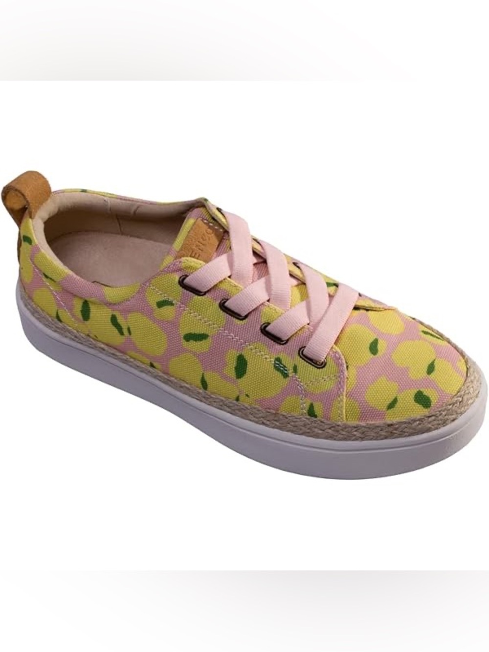 Spenco Malibu Lace Sneakers Women 7.5B Pink Lemon - Picture 1 of 11